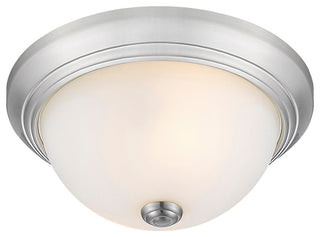 2 Light 11" Brushed Nickel Flushmount