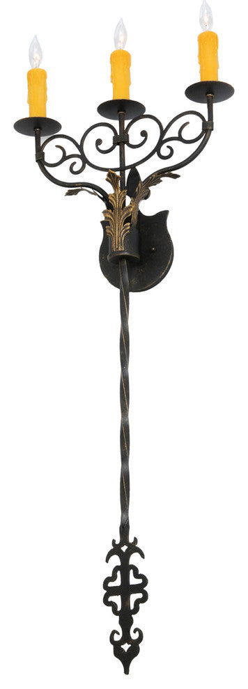 15.5Wide Merano 3 Light Wall Sconce