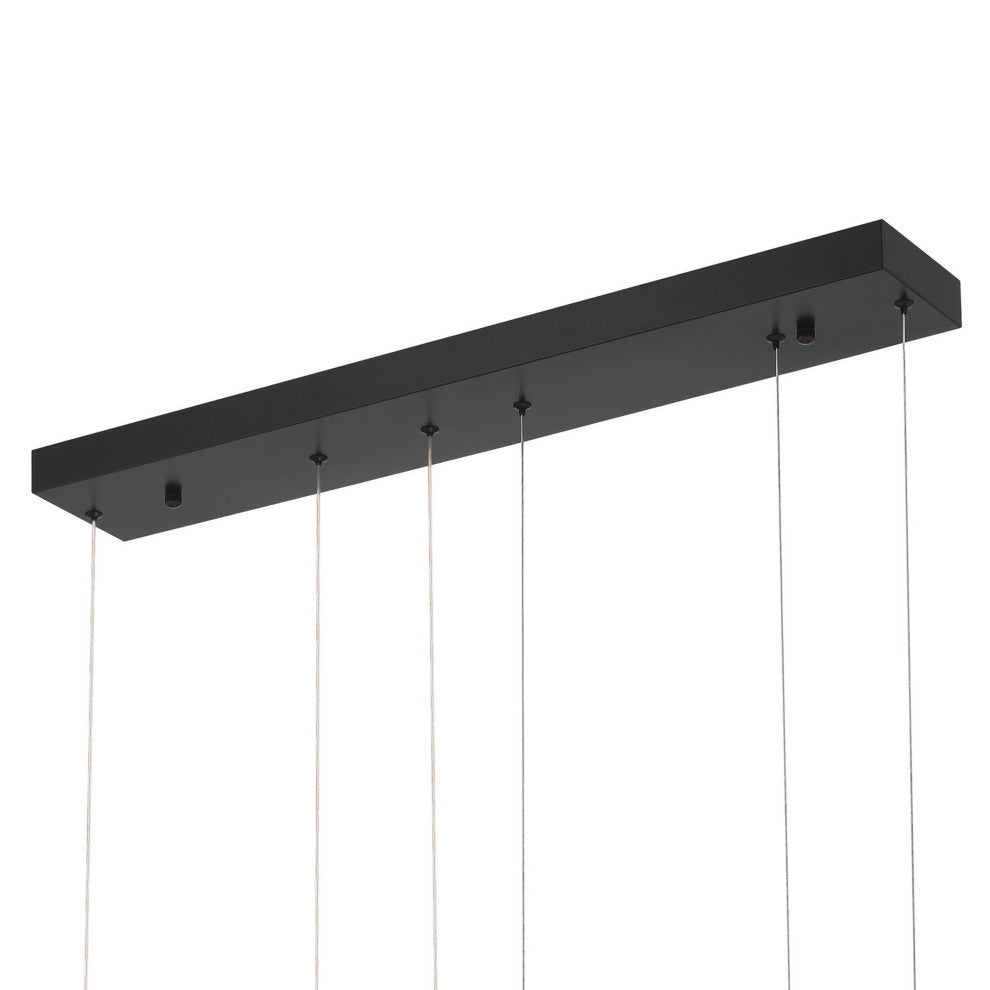 3-Light Statement Tiered LED Chandelier