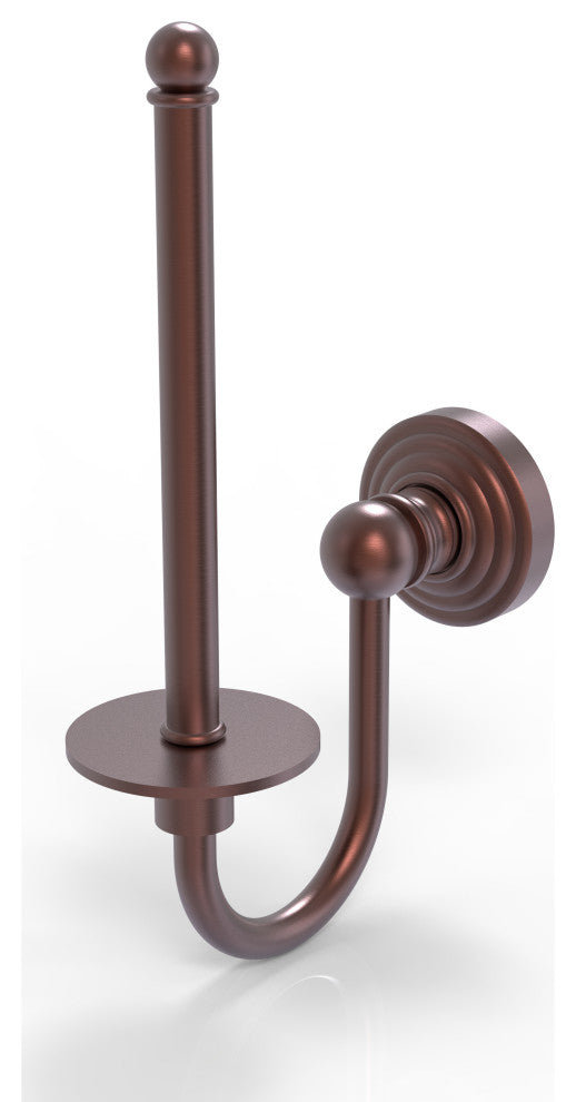 Waverly Place Upright Toilet Tissue Holder, Antique Copper