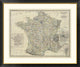 "France, 1861" Framed Digital Print by Alexander Keith Johnston, 46x39"