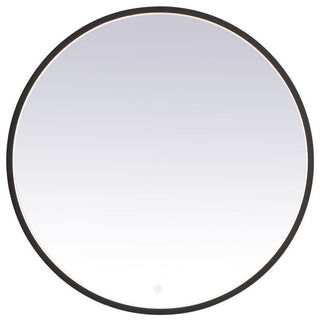 Modern Black Led Mirror, 32"