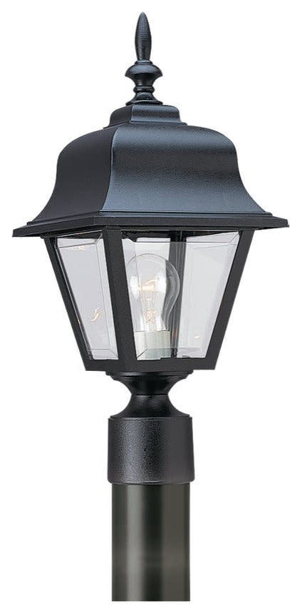 Generation Lighting 8255 18" Tall Outdoor Single Head Traditional - Black