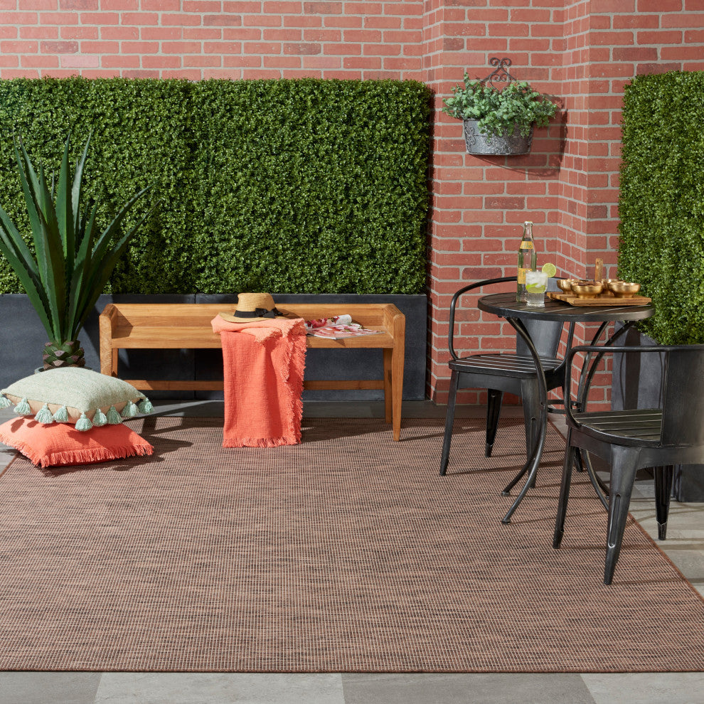 Nourison Positano Contemporary Area Rug, Natural, 10'x14'