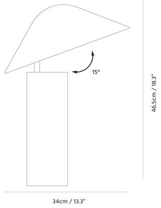 Damo Table Lamp Simple, Champagne Gold