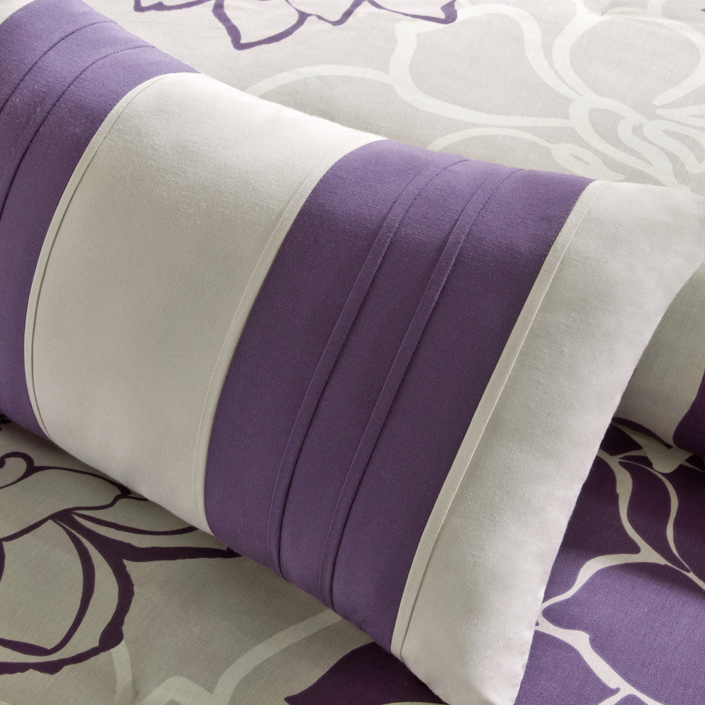 Madison Park Sateen Printed Comforter 7-Piece Set, California King