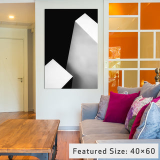 "Nero Bianco" by Gilbert Claes, 26x18x1.5