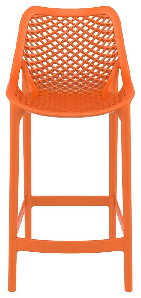 Compamia Air Counter Stools, Set of 2, Orange