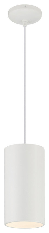 Matte White LED Pendant from the Pilson XL Collection
