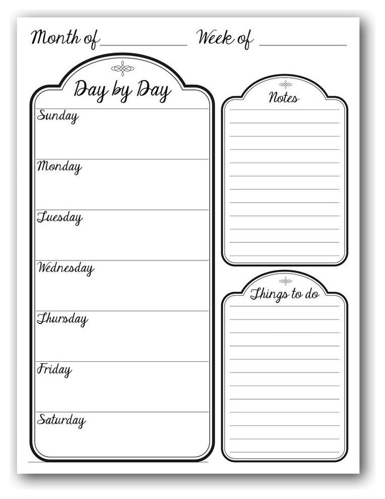 R2H Methods ''Day by Day'' Dry Erase Daily Planner on ArtPlexi