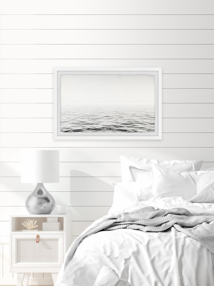 "Me and the Ocean" Framed Painting Print, 30x20