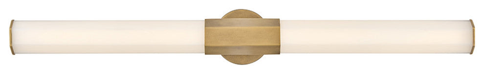 Hinkley Facet Bathroom Vanity Light, Heritage Brass, 40"