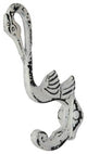 Swan Wall Hook , Distressed White