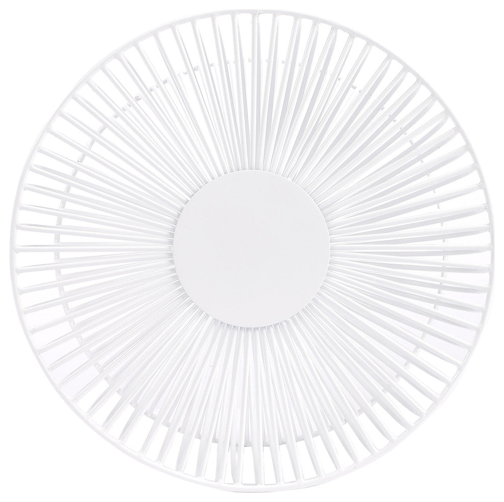 Butler Nicholas Iron Cage Bunching Table, White