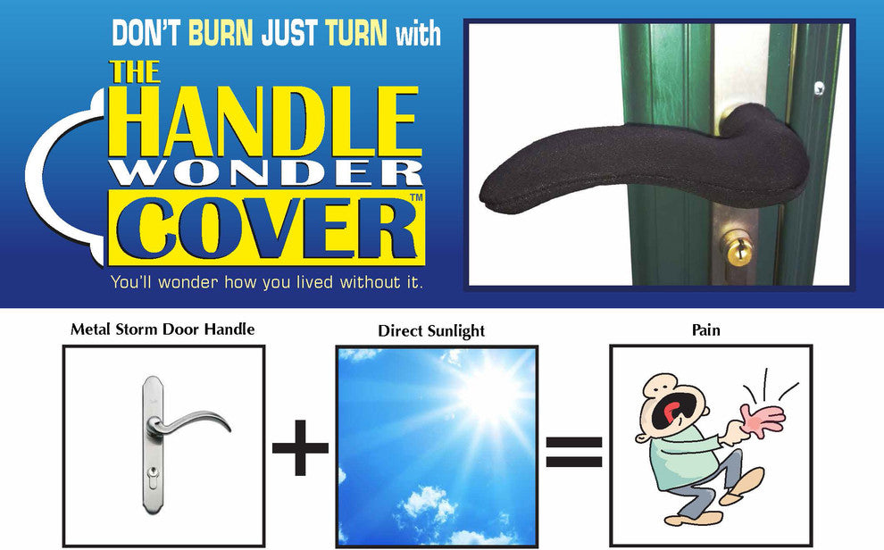 Door Handles Covers: The Handle Wonder Cover, Black, Residential