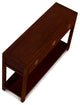 Mahogany Elmwood Chinese Ming Console Table with 3 Drawers and Shelf