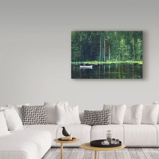 "Adirondack Green" by John Morrow, Canvas Art, 16"x24"