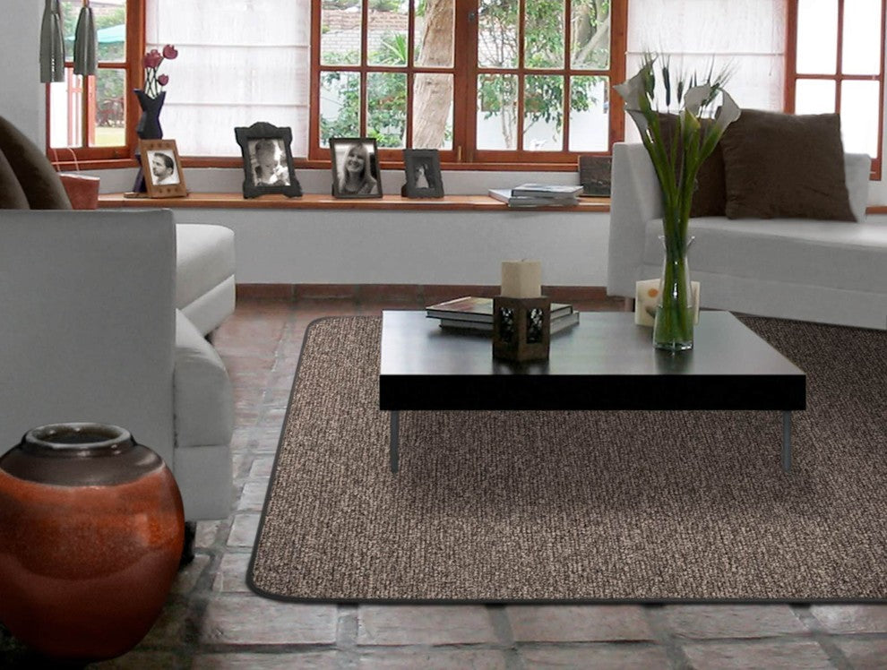 Skid-Resistant Area Rug Pebble Gray, 6'x8'