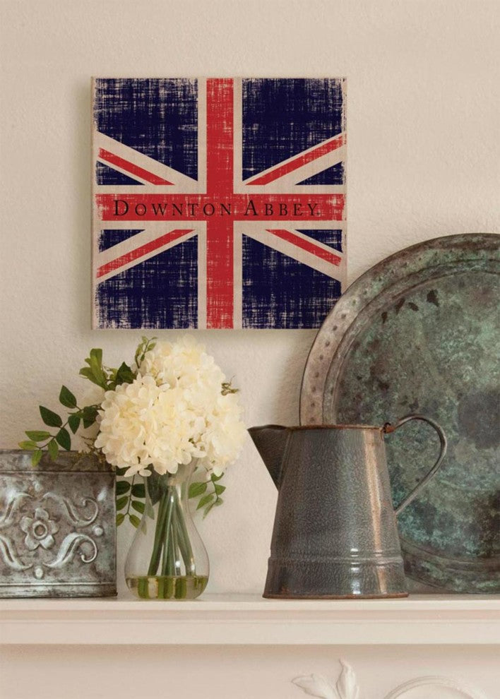Heritage Lace Downton Union Jack Wall Art in Natural