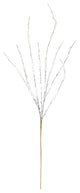 Flocked Tinsel Branch, Set of 12