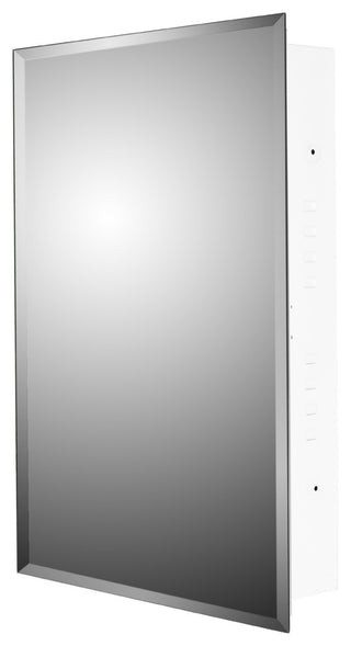 Euroline Medicine Cabinet, 16"x30", Beveled Edge, Flush Mounted