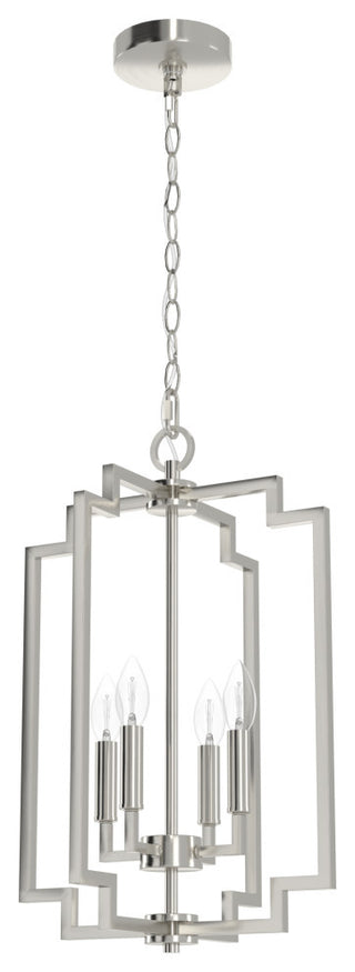 Zoanne Brushed Nickel 4-Light Pendant