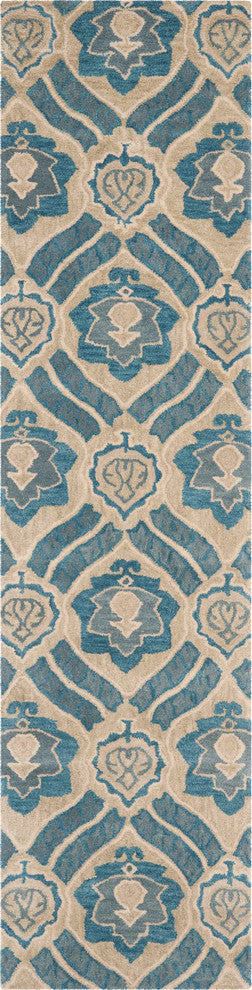 Safavieh Wyndham WYD616A 7' Square Aqua Rug
