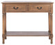 Safavieh Primrose 2 Drawer Console Table, Brown