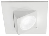 NICOR 2" Square Eyeball LED Downlight, White