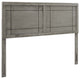 Archie Twin Wood Headboard Gray
