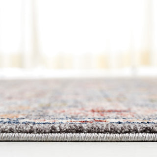 Safavieh Lauren Ralph Lauren Collection LRL1402 Rug, Grey/ Blue/Rust, 6'x9'2"