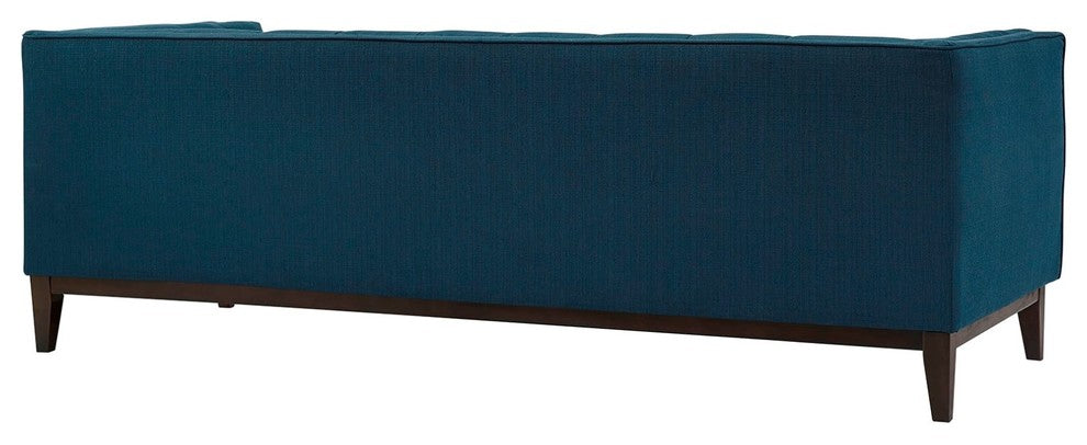 Modern Contemporary Urban Design Living Lounge Room Sofa, Navy Blue, Fabric