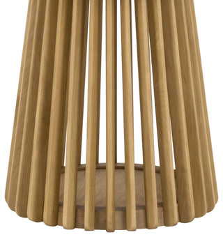 Pasadena 47" Wood Round Dining Table, Natural Oak Finish