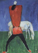 Kazimir Malevich Man with Horse - 21" x 28" Premium Canvas Print