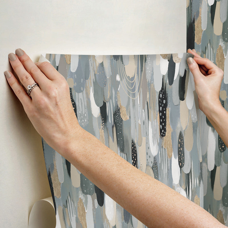 EttaVee Brushstroke Peel & Stick Wallpaper