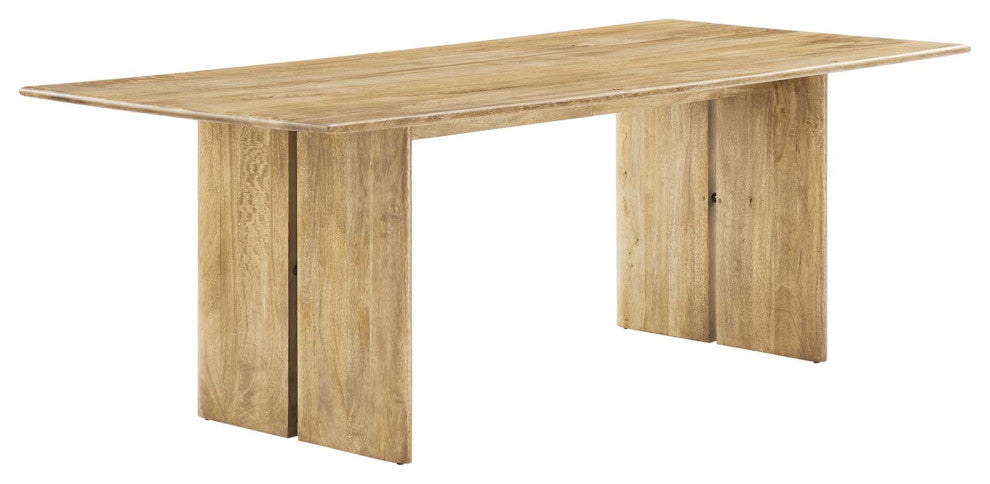 Amistad 86" Wood Dining Table - Oak