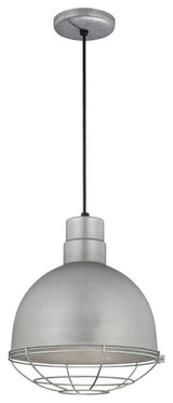 R Series Collection 12" Corded RLM Pendant, Galvanized