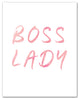 Boss Lady Watercolor 11x14 Canvas Wall Art