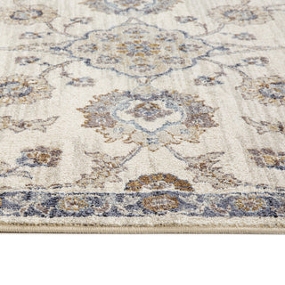 Jordan Bea Power-Loomed Polypropylene Area Rug, Ivory/Charcoal, 1'10" X 2'11"