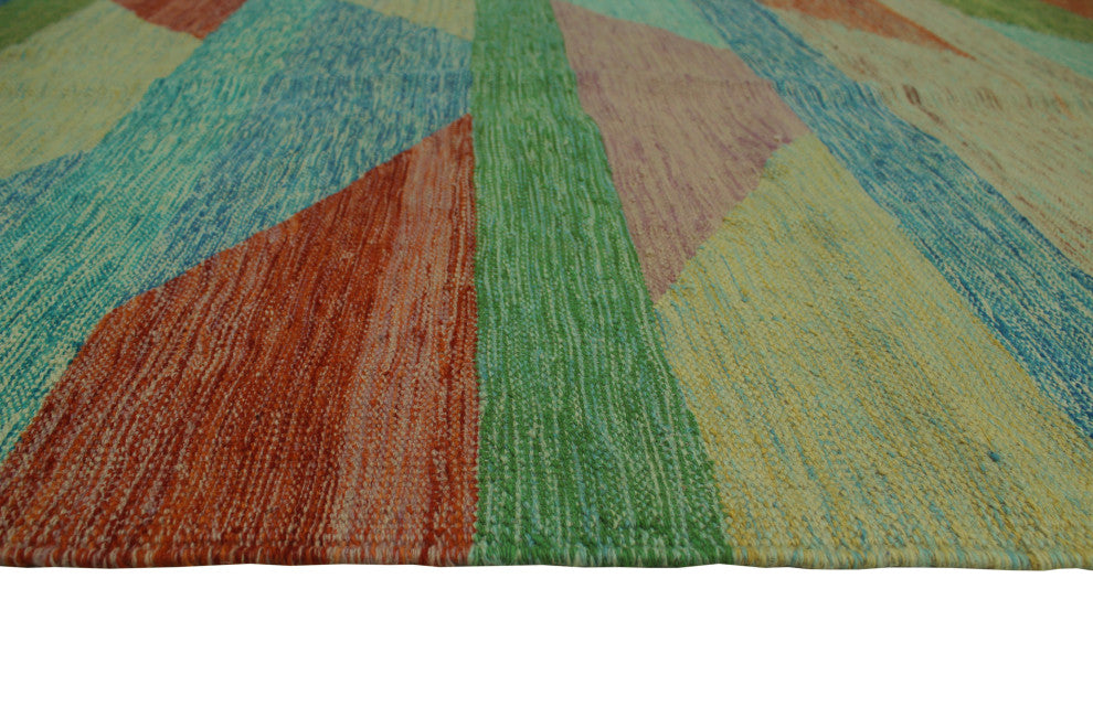 Winchester Kilim Rida Green Rug