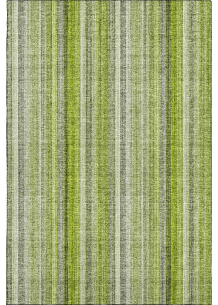 Premium Machine Washable Mayfield AMF543 Green 9' x 12' Rug