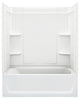 Sterling Ensemble 60"x30"x16" Vikrell Left or Right-Hand Shower Kit, White