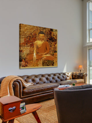 "Buddha Small" Painting Print on Canvas by Irena Orlov