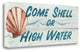"Come Shell Or High Water - In Color" By Avery Tillmon, Gallery Wrap Canvas