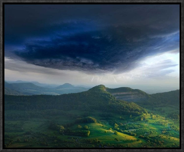 "Westalb" Framed Canvas Giclee by Franz Schumacher, 17x14"