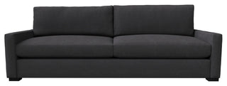Nativa Interiors Revolution 95" Sofa, Charcoal, Depth: Classic