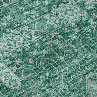 Premium Machine Washable Mayfield AMF637 Teal 5' x 7'6" Rug