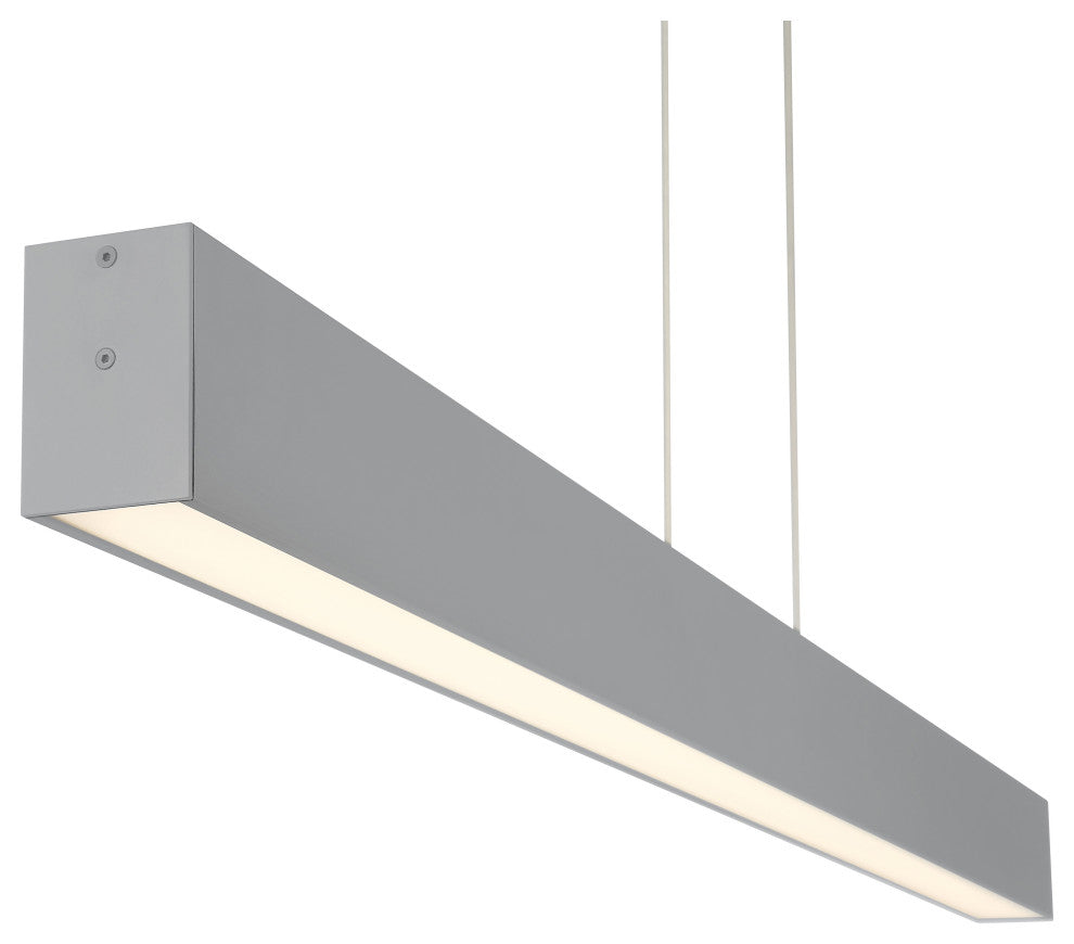 Form Dual Voltage LED Linear Pendant, Gray
