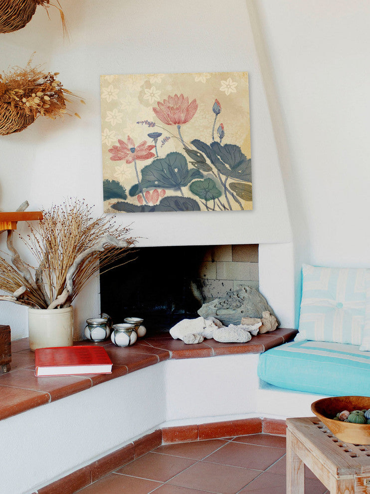 "Matching Heaven" Painting Print on Canvas by Evelia