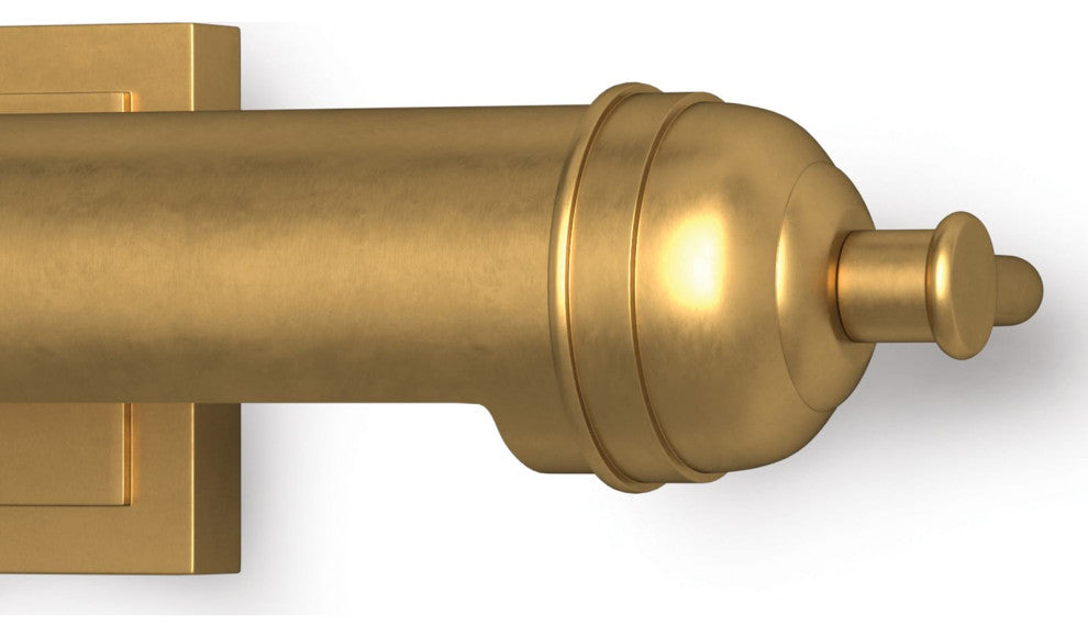 Devon Picture Light Large, Natural Brass